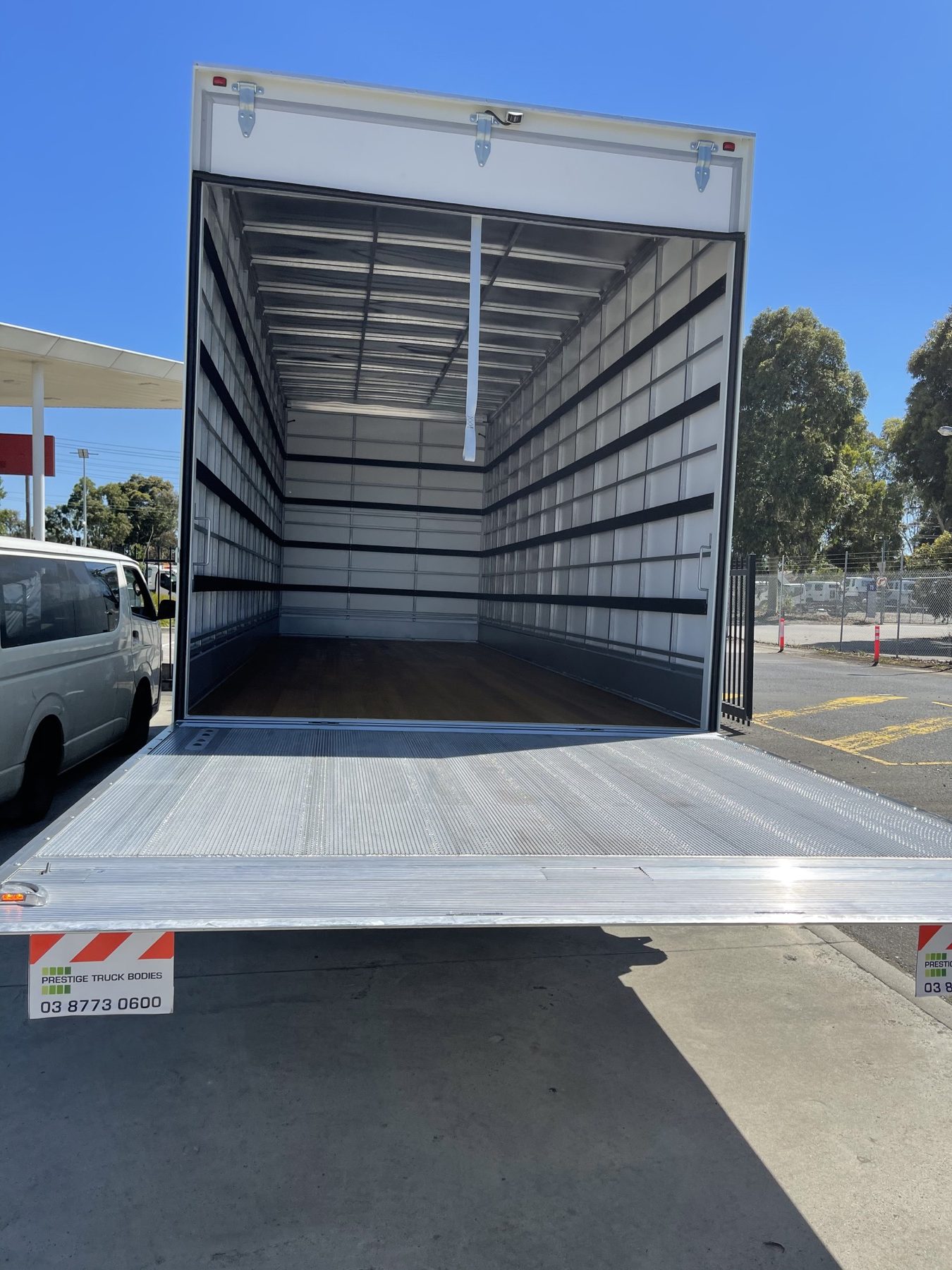 10 tonne JD Movers truck positioned for parking and loading access during a Hughesdale to Ormond Melbourne move
