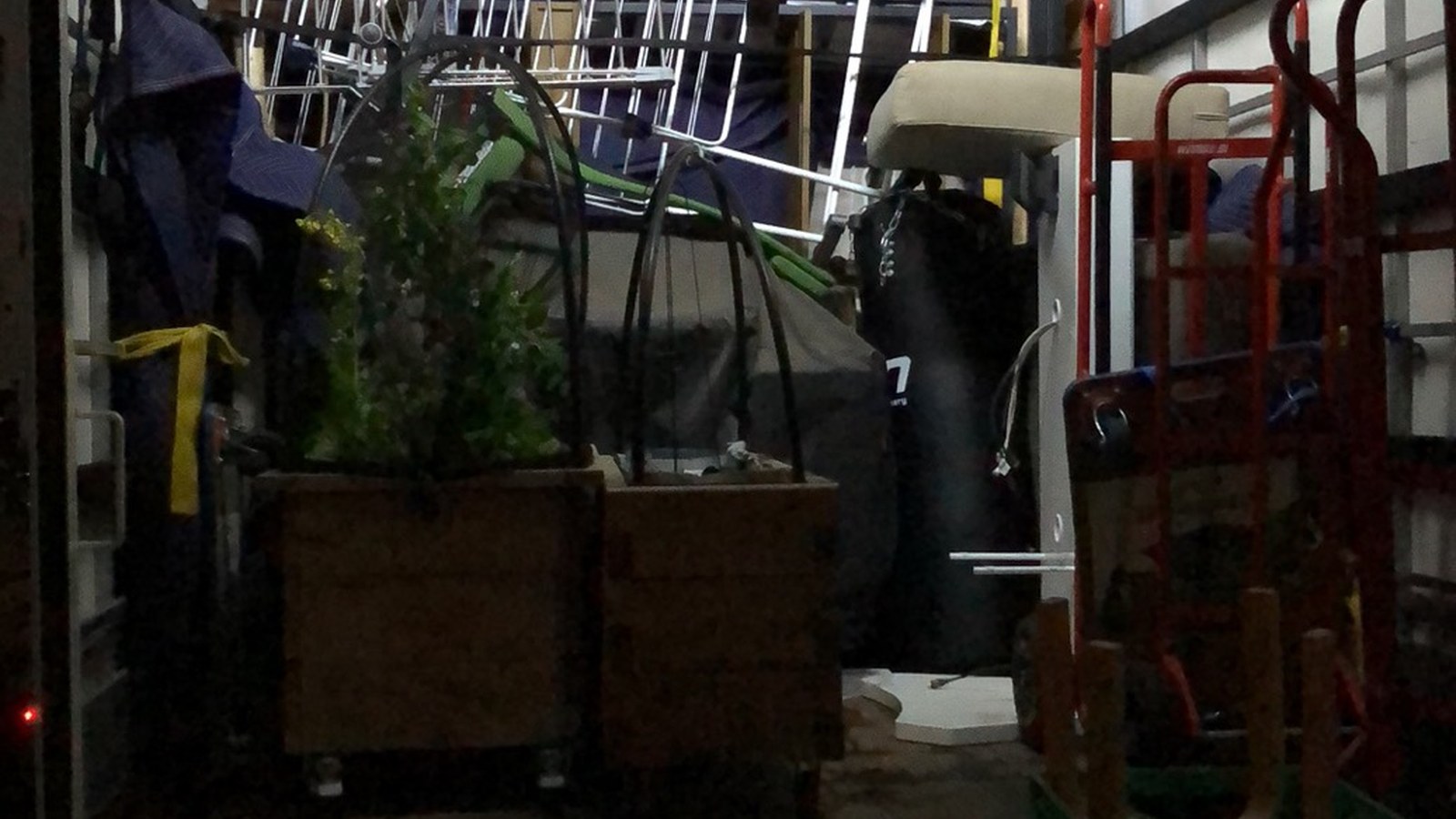 Heavy furniture secured inside a real JD Movers truck, illustrating Deepdene heavy-item planning