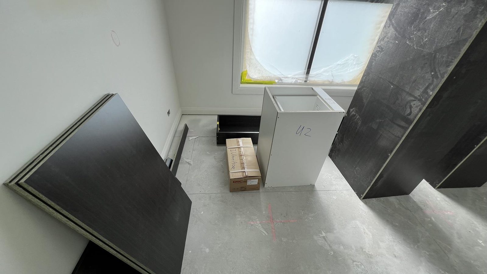 Cabinetry and household furniture grouped inside a room during a real JD Movers job relevant to Nunawading moves